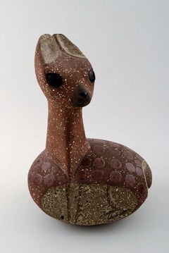 Thomas Hellström for Nittsjö, Two Unique Ceramic Figures