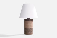 Thomas Hellström, Table Lamp, Stoneware, Sweden, 1950s