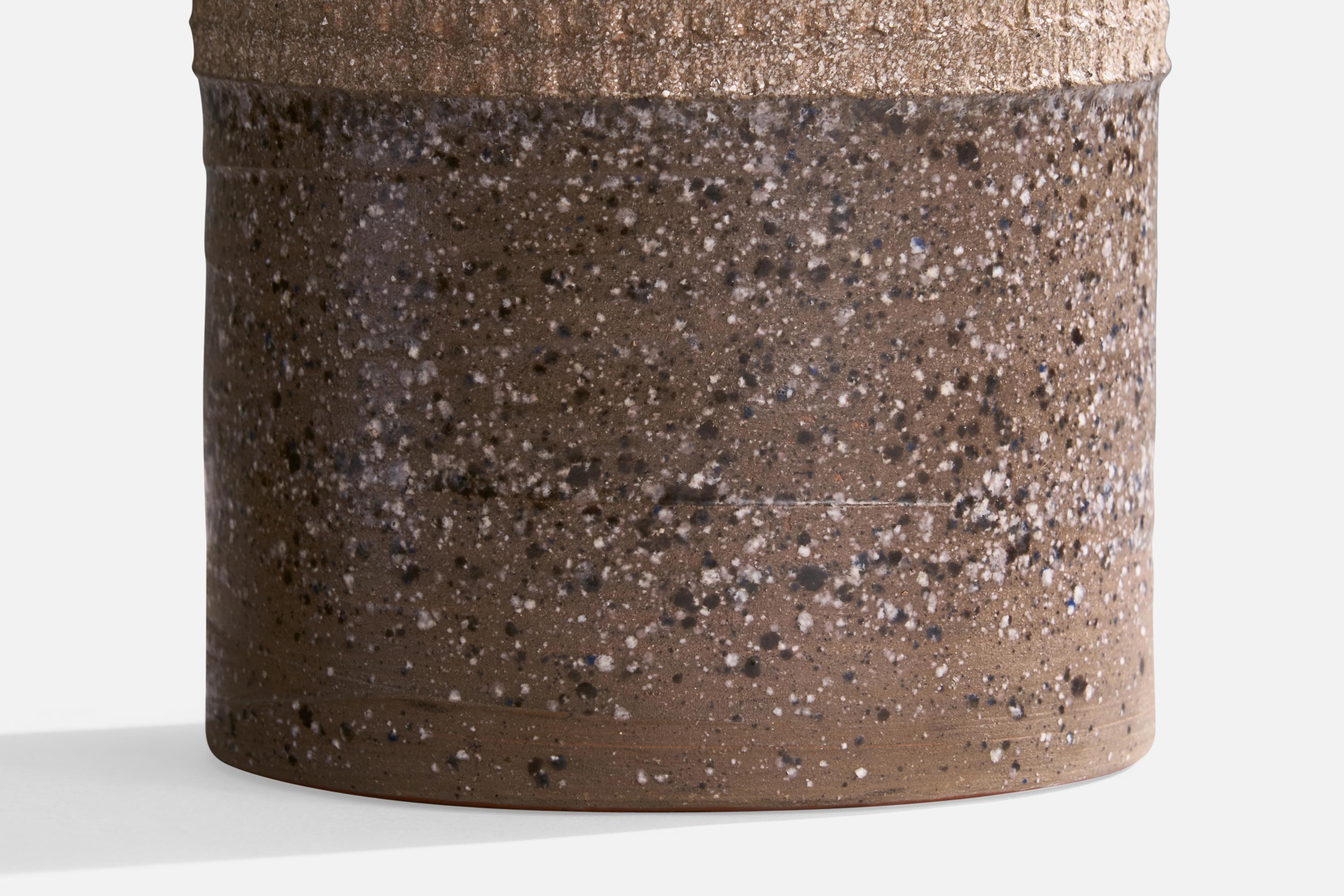 Milieu du XXe siècle Thomas Hellström, lampe de table, grès, Suède, années 1950 en vente