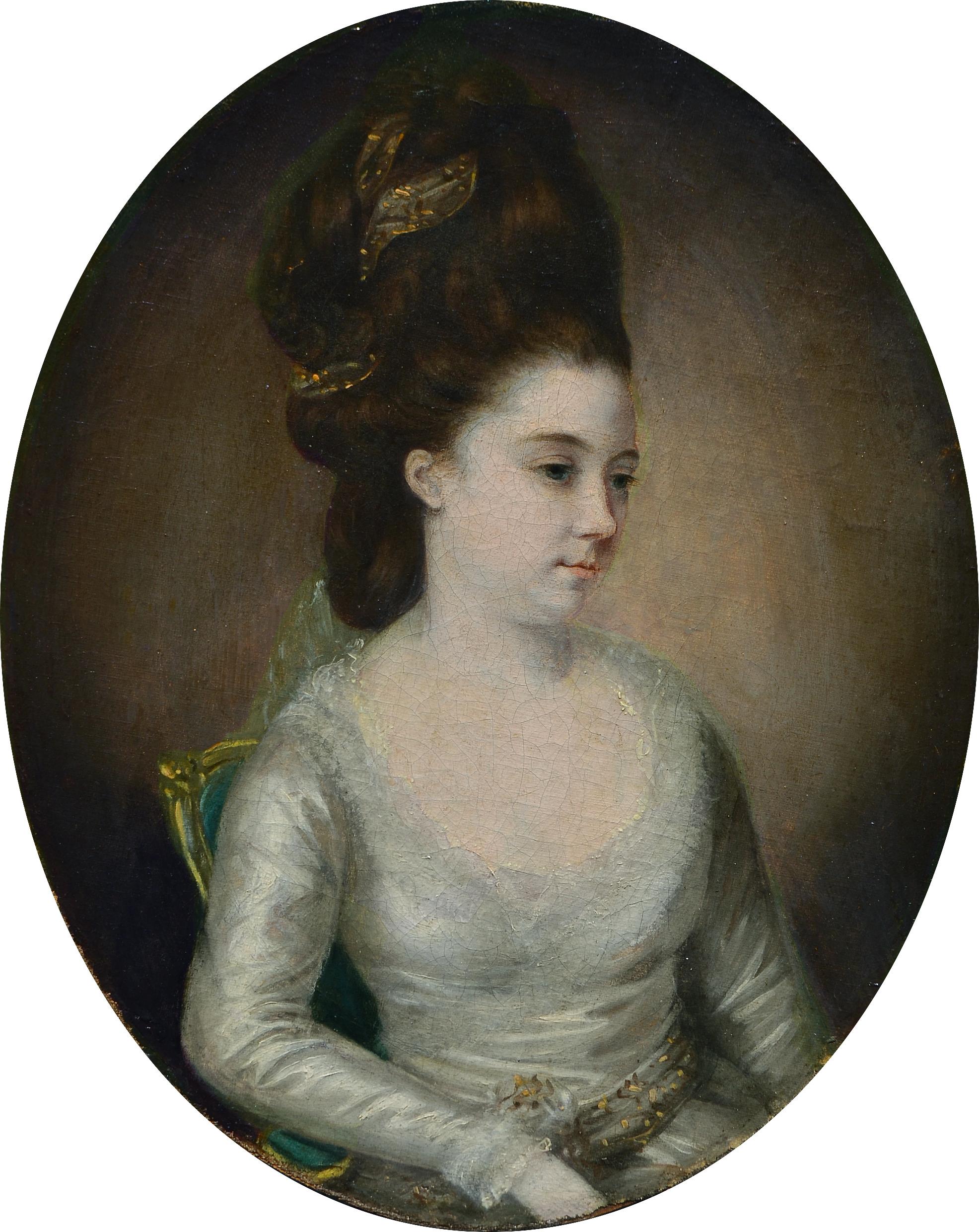 Thomas Hickey Portrait Painting - Portrait of a Lady