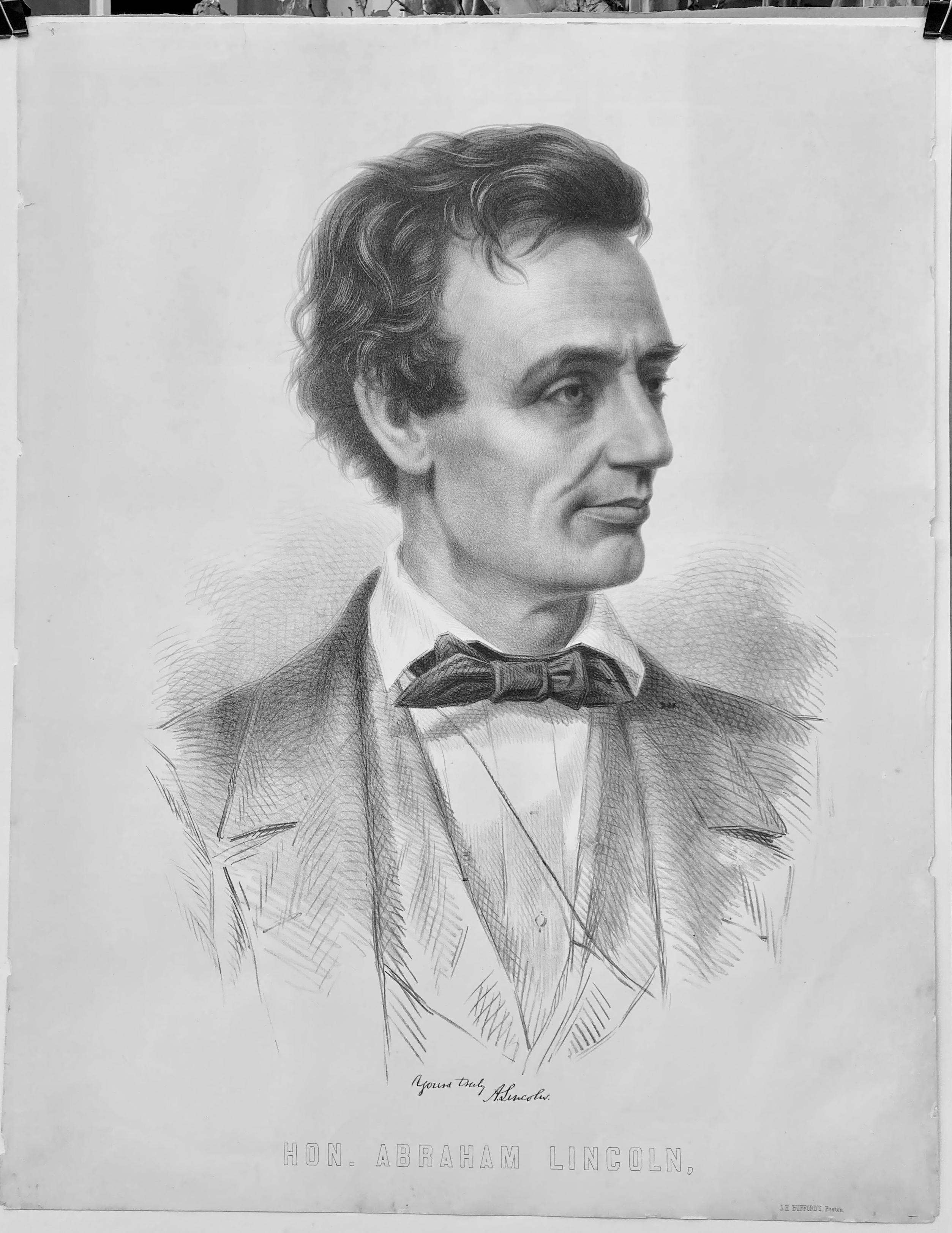 lincoln campaign poster