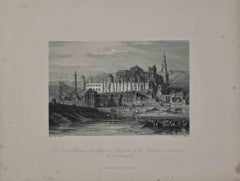 Mosque and Alcazar in Cordova - Lithograph by Thomas Higham - 19th Century