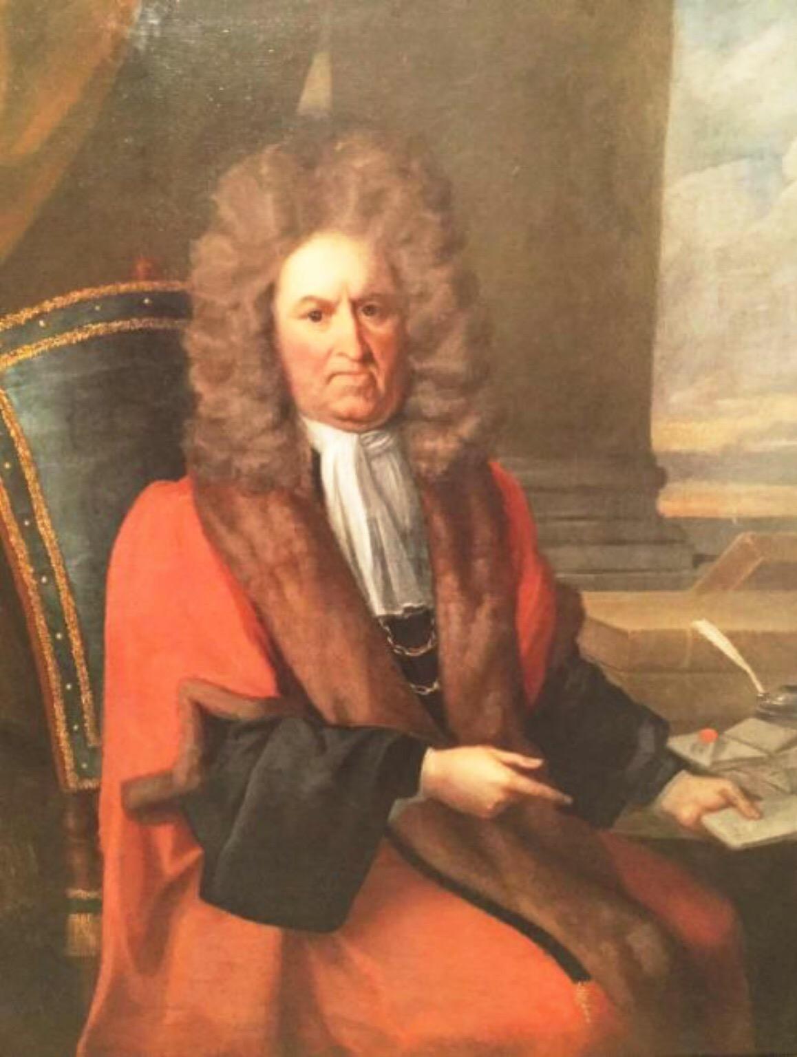 Judge Robert Dormer MP By Thomas Hill English School

A fine oil on canvas portrait of Sir Robert Dormer MP,born 1650 - died 1726

Attributed to Thomas Hill 1661 - 1734.
Initialed on the letter on the table T.H.

HISTORY
Robert Dormer was the second