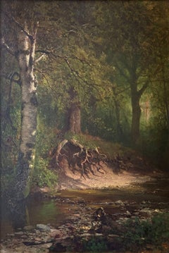 Artist's Brook, New Hampshire, White Mountains, Thomas Hill, Hudson River School