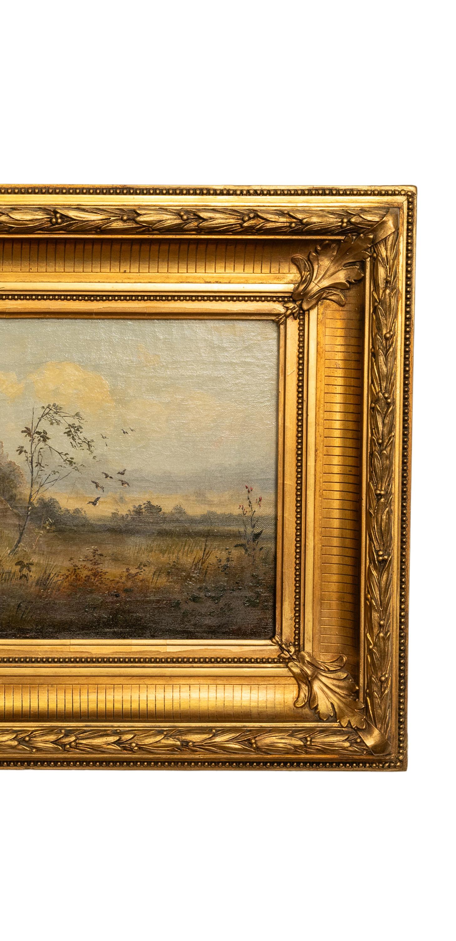 Pair Fine Antique American Oil on Canvas California Landscapes Thomas Hill 1875 10