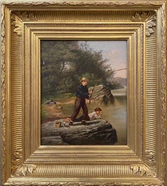 Two Boys Fishing