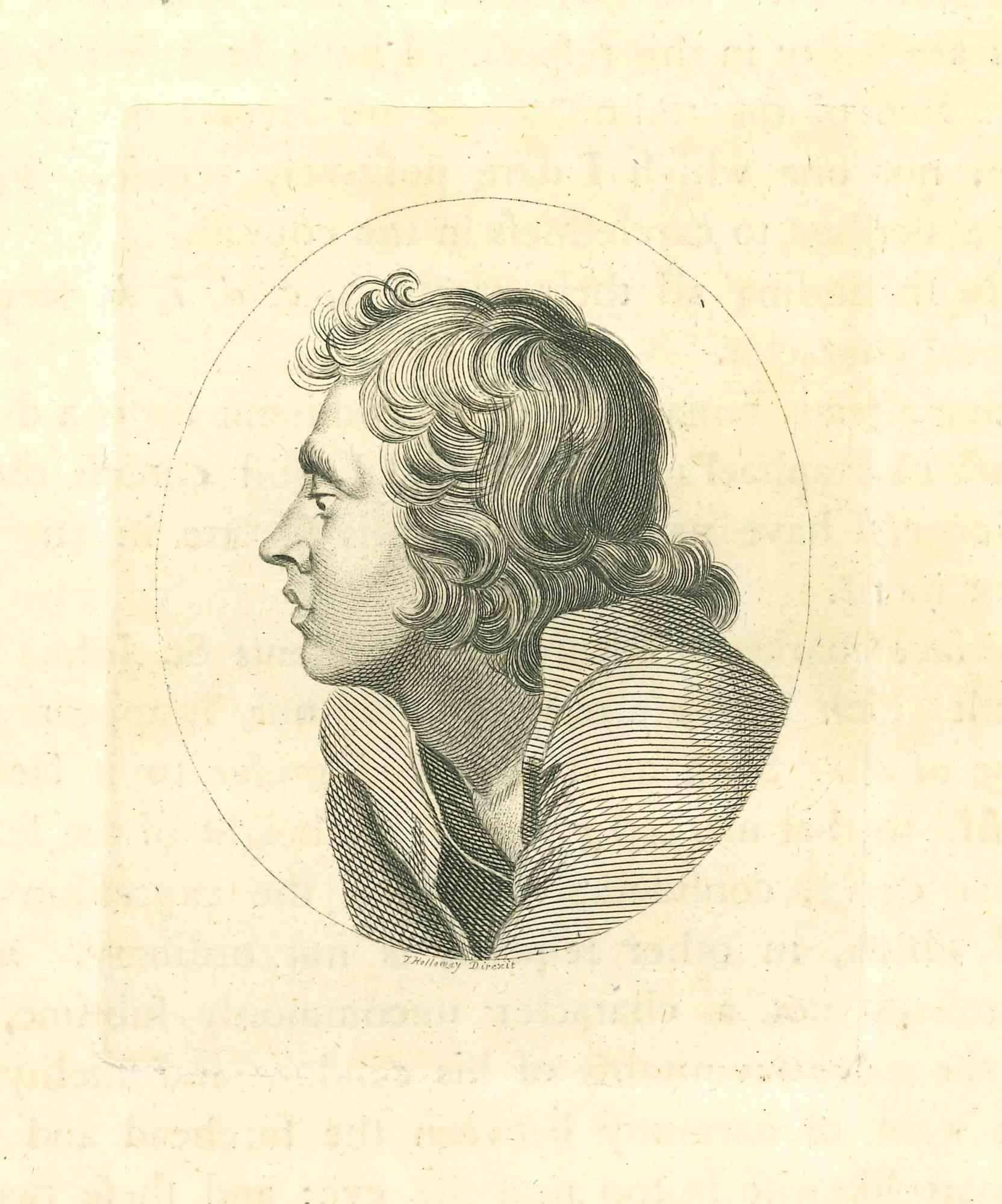 The Portrait - Etching by Thomas Holloway - 1810
