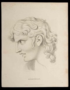 Attention - Gravure originale de Thomas Holloway - 1810
