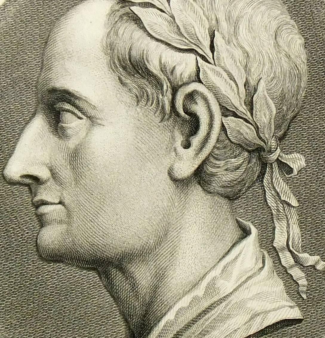 Copper Engraving - Julius Caesar - Print by Thomas Holloway