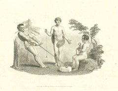 Exercise - Original Etching by Thomas Holloway - 1810