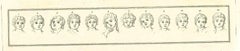 Antique Heads of Children - Original Etching by Thomas Holloway - 1810