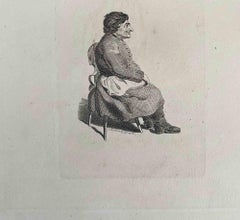 Historical Scene - Etching by Thomas Holloway - 1810