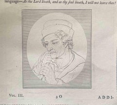 Jesús - Grabado original de Thomas Holloway - 1810