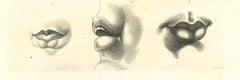 Les lèvres de Physiognomy - Gravure originale de Thomas Holloway - 1810