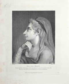 Maria, die Schwester von Martha  - Original-Radierung von Thomas Holloway - 1810