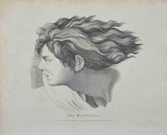 Portrait After Raphael - Original Etching by Thomas Holloway - 1810