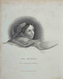 Portrait After Raphael - Original Etching by Thomas Holloway - 1810