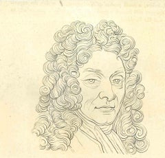 Portrait of a Man - Original Etching by Thomas Holloway - 1810