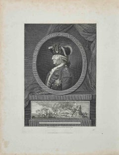 Porträt von George Aug. Eliott - Original-Radierung von Thomas Holloway - 1810