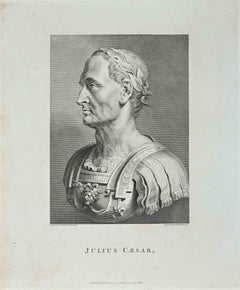 Portrait of Julius Caesar - Original Etching by Thomas Holloway - 1810