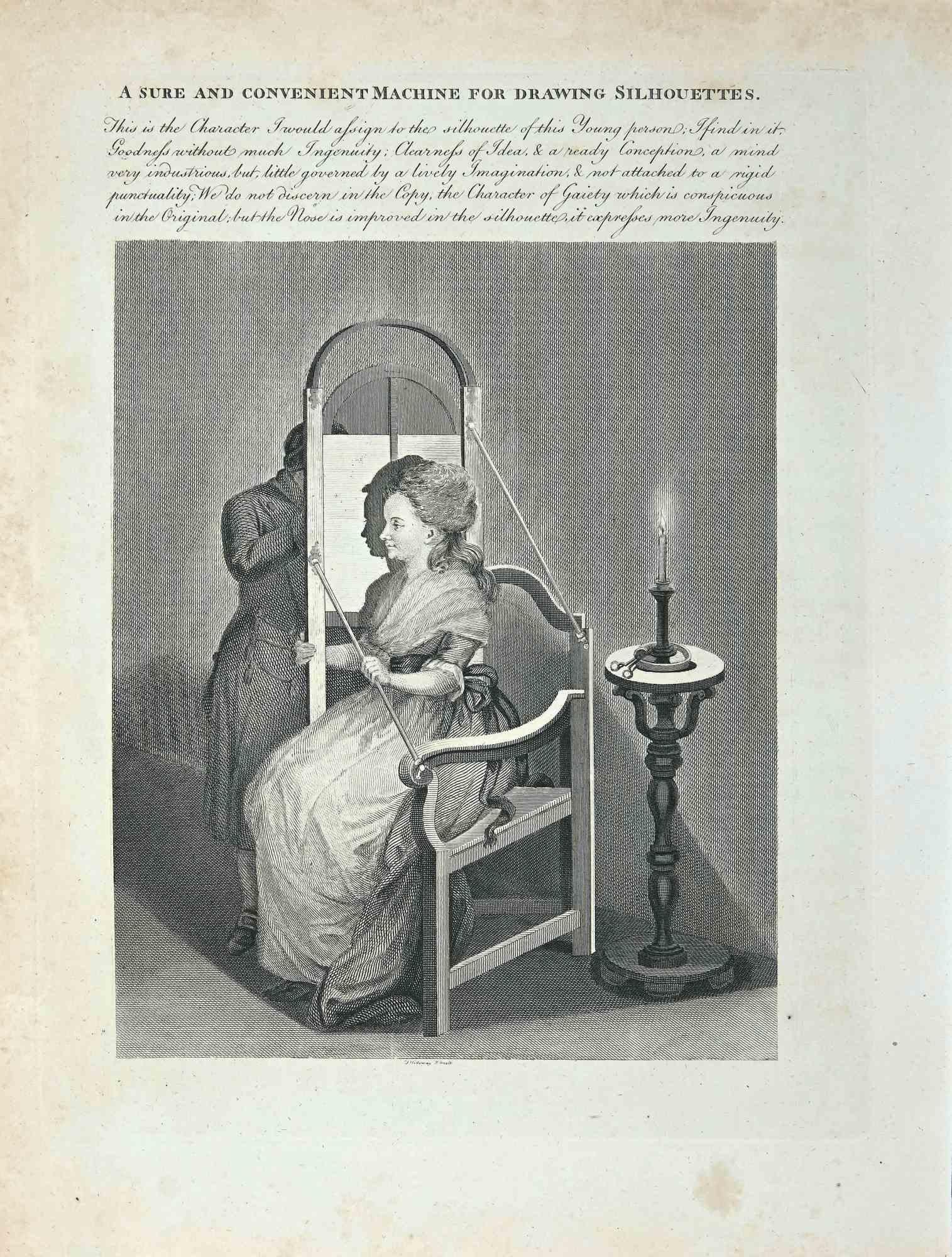 Portrait of Woman  is an original artwork realized by Thomas Holloway (1748 - 1827).

Original Etching from J.C. Lavater's "Essays on Physiognomy, Designed to promote the Knowledge and the Love of Mankind", London, Bensley, 1810. 

A the bottom