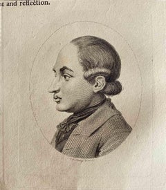 Portrait - gravure originale de Thomas Holloway - 1810
