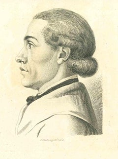 Portrait - Original Etching by Thomas Holloway - 1810