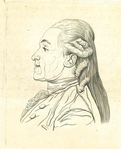 Porträt - Original-Radierung von Thomas Holloway - 1810