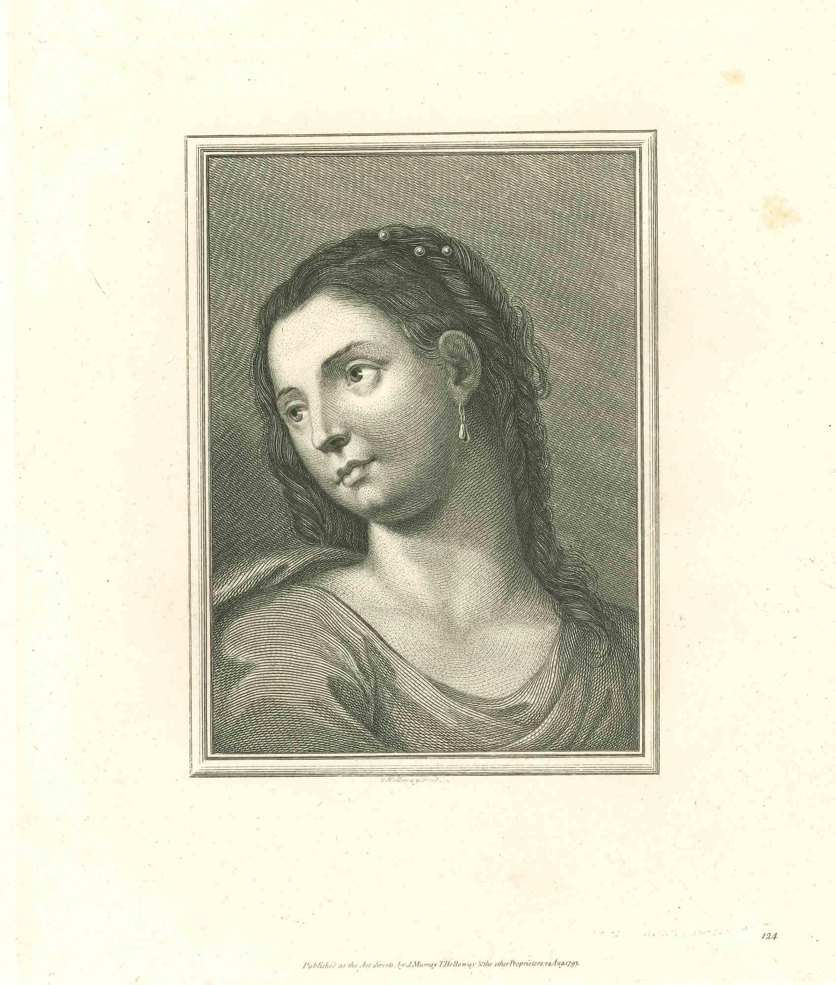 Portrait is an original artwork realized by Thomas Holloway (1748 - 1827).

Original Etching from J.C. Lavater's "Essays on Physiognomy, Designed to promote the Knowledge and the Love of Mankind", London, Bensley, 1810. 

This artwork portrays a