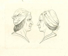 Portrait - Original Etching by Thomas Holloway - 1810