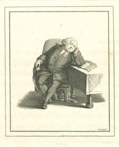 Portrait - eau-forte originale de Thomas Holloway - 1810