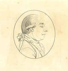 Portrait - eau-forte originale de Thomas Holloway - 1810