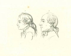 Porträt – Original-Radierung von Thomas Holloway – 1810
