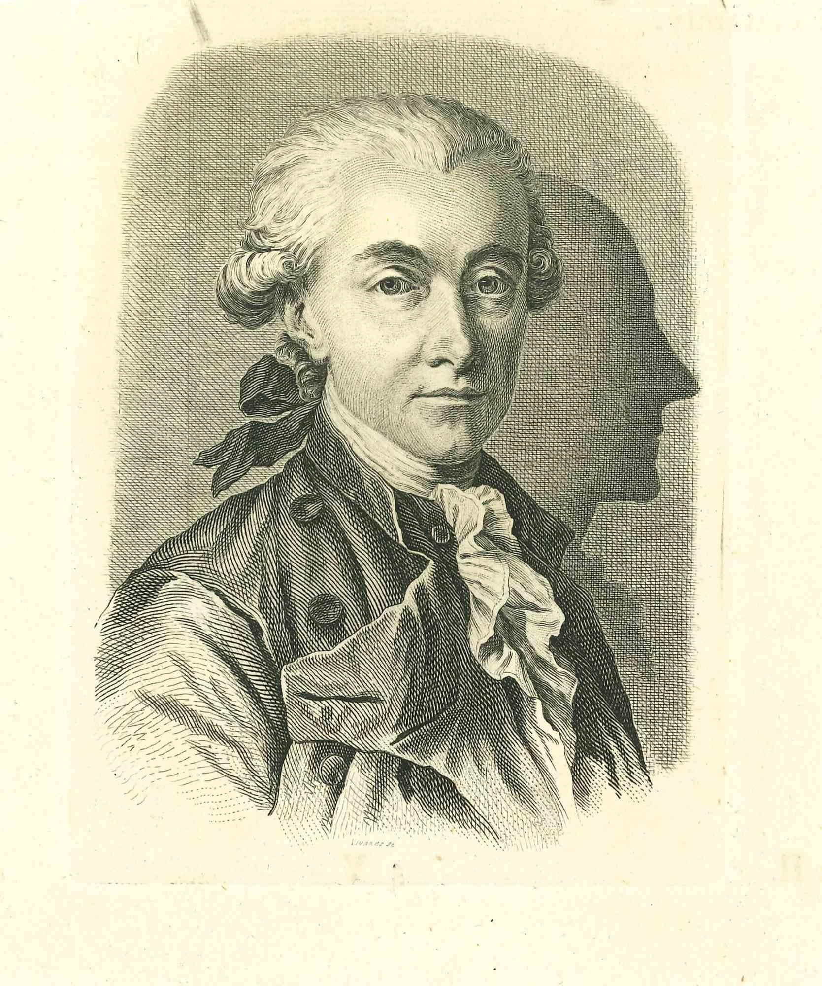 The Physiognomy - The Portrait is an original etching artwork realized by Thomas Holloway for Johann Caspar Lavater's "Essays on Physiognomy, Designed to Promote the Knowledge and the Love of Mankind", London, Bensley, 1810. 

With another image of
