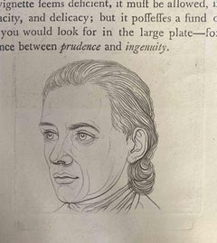 Portrait - Original Etching by Thomas Holloway - 1810
