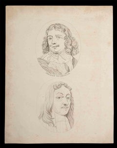 Portraits - Etching by Thomas Holloway - 1810