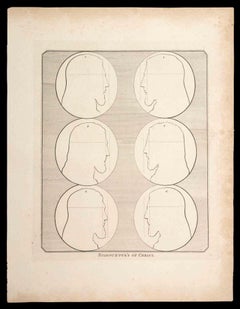 Antique Silhouettes of Christ - Original Etching by Thomas Holloway - 1810