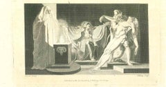 Original-Radierung von Thomas Holloway: „The Fainting“, 1810