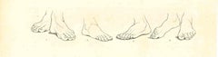 La fisionomia - I piedi - Acquaforte originale di Thomas Holloway - 1810