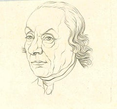 The Physiognomy - Portrait - Original Etching by Thomas Holloway - 1810