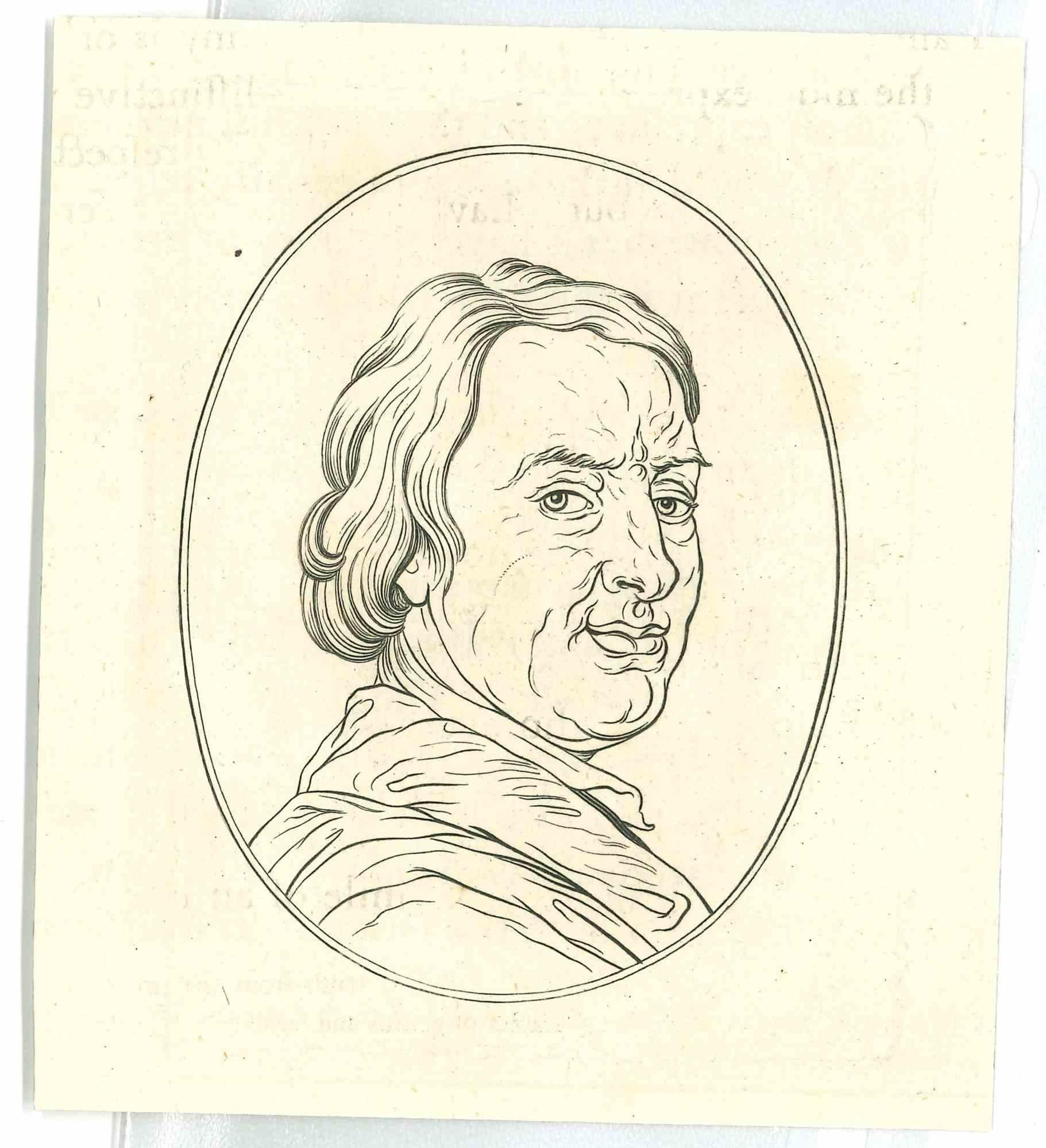 The Physiognomy - Portrait is an original etching artwork realized by Thomas Holloway for Johann Caspar Lavater's "Essays on Physiognomy, Designed to Promote the Knowledge and the Love of Mankind", London, Bensley, 1810. 

With the note on the