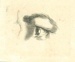 The Physiognomy - The Eye - Original Etching by Thomas Holloway - 1810