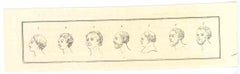 Die Physiognomie - Die Gesichter - Original-Radierung von Thomas Holloway - 1810