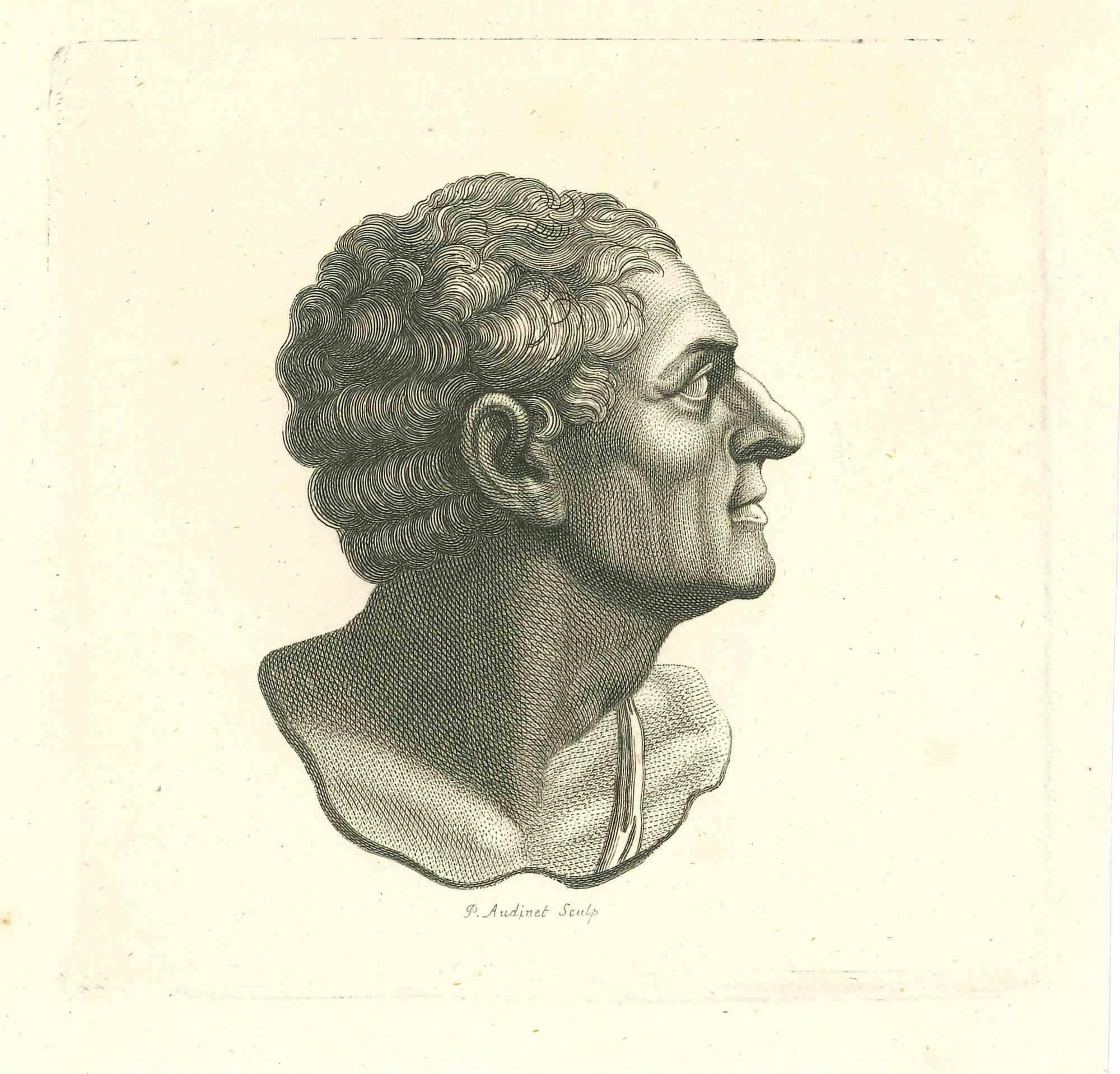 The Physiognomy -The Profile is an original etching artwork realized by Thomas Holloway for Johann Caspar Lavater's "Essays on Physiognomy, Designed to Promote the Knowledge and the Love of Mankind", London, Bensley, 1810. 

Good conditions.

With