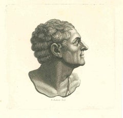 The Physiognomy - The Profile -  Original Etching by Thomas Holloway - 1810
