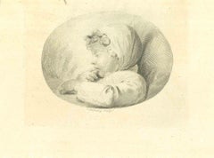 « The Profile of a Baby » (Le profil d'un bébé) - gravure originale de Thomas Holloway - 1810