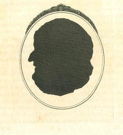 The Profile - Original Etching by Thomas Holloway - 18th Century