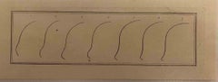 The Profile - The Physiognomy - Original Etching by Thomas Holloway - 1810