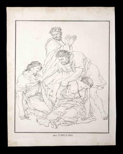 La survie - eau-forte originale de Thomas Holloway - 1810