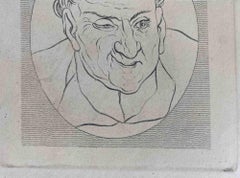 Three Grotesque Characters - Original Etching by Thomas Holloway - 1810